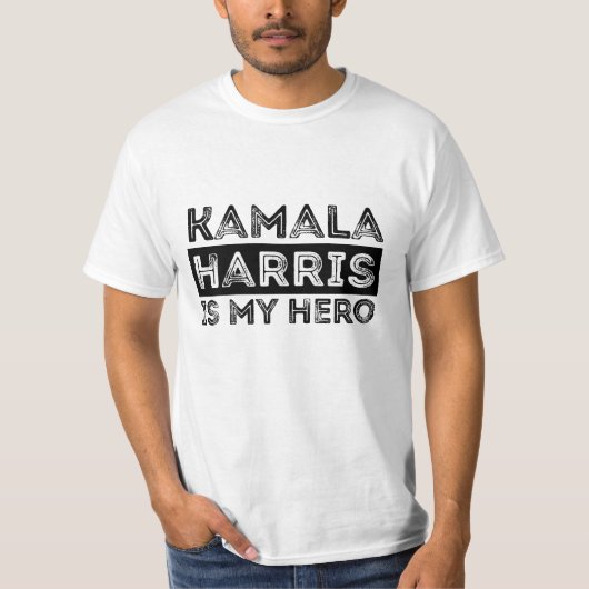 Kamala is mijn held t-shirt (Voorkant)