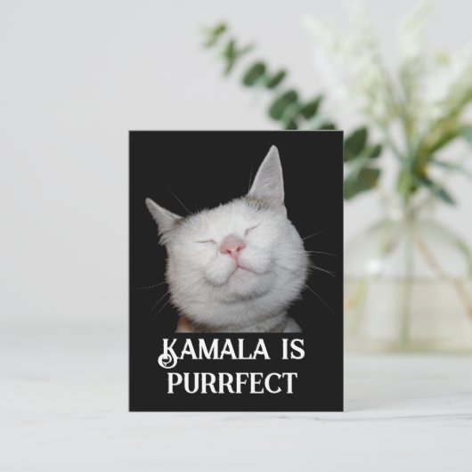 Kamala is Purfect Briefkaart (Staand voorkant)