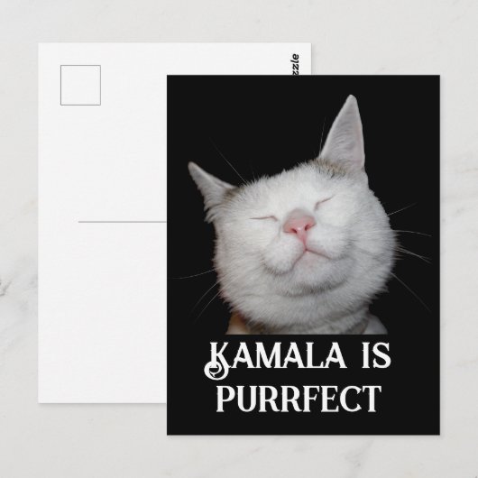 Kamala is Purfect Briefkaart (Voorkant / Achterkant)