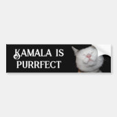 Kamala is Purfect Bumpersticker (Voorkant)