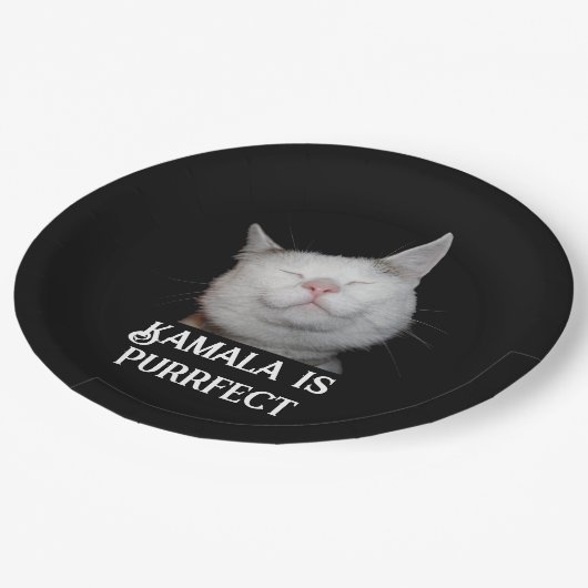 Kamala is Purfect Papieren Bordje (Gekanteld)