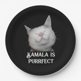 Kamala is Purfect Papieren Bordje