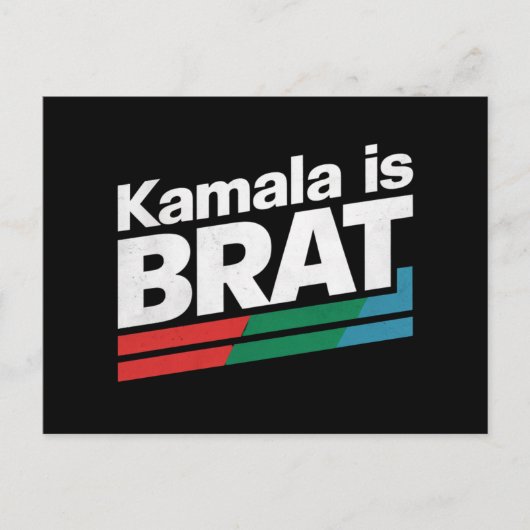 Kamala is slim briefkaart (Voorkant)