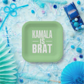 Kamala is slim papieren bordje (Feest)