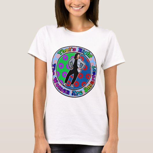 Kamala is slimmer, de vrouwen zijn slimmer t-shirt (Voorkant)