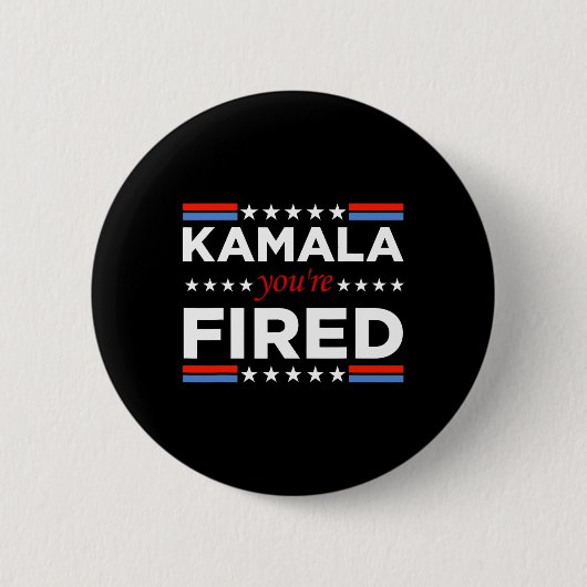 Kamala Je bent grappig ontslagen Ronde Button 5,7 Cm (Voorkant)
