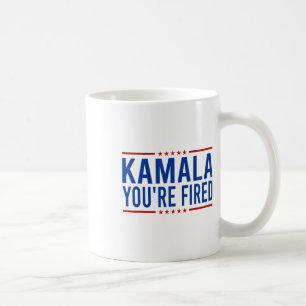 Kamala Je bent ontslagen 2024 Funny Donald Trump G Koffiemok