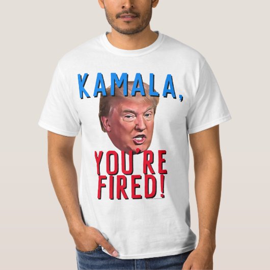 Kamala Je bent ontslagen Funny Pro Donald Trump 20 T-shirt (Voorkant)