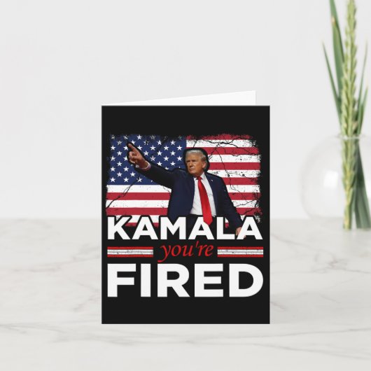 Kamala Je Bent Ontslagen Grappig Kaart (Voorkant)