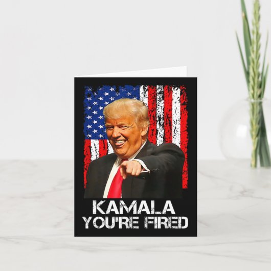 Kamala Je bent ontslagen Grappig President Trump L Kaart (Voorkant)