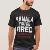 Kamala Je bent ontslagen in 2024 T-shirt (Voorkant)