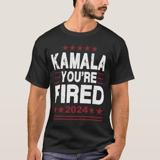 Kamala Je bent ontslagen in 2024 T-shirt (Voorkant)
