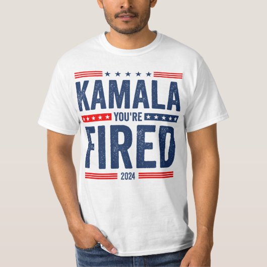 Kamala Je bent ontslagen in 2024 T-shirt (Voorkant)