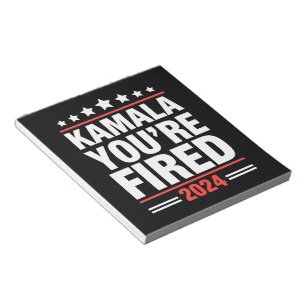 Kamala Je Bent Ontslagen Kamala Harris 2024 Notitieblok