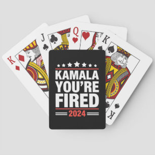 Kamala Je Bent Ontslagen Kamala Harris 2024 Pokerkaarten