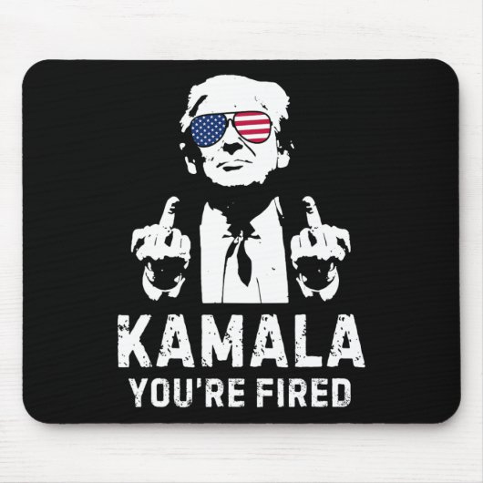 Kamala Je bent ontslagen! Trump 2024 Muismat (Voorkant)