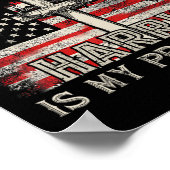 Kamala Jesus is My Savior Harris is My President Poster (Hoek)