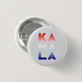 kamala Ka ma la 3 lettergrepen rood wit blauw grij Ronde Button 3,2 Cm