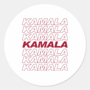 KAMALA KAMALA KAMALA RONDE STICKER
