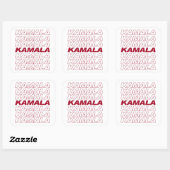 KAMALA KAMALA KAMALA VIERKANTE STICKER (Vel)