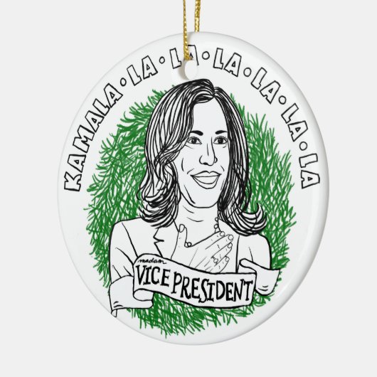KAMALA! KERAMISCH ORNAMENT (Links)