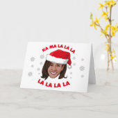 Kamala Kerstmis - Kamala la la la la la la la la l Kaart (Gele Bloem)