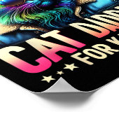 Kamala kinderloze kat papa's voor Kamala zwarte ka Poster (Hoek)