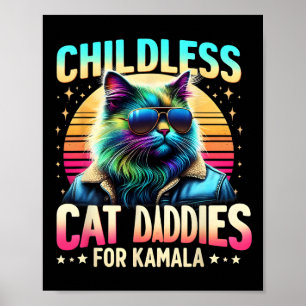 Kamala kinderloze kat papa's voor Kamala zwarte ka Poster