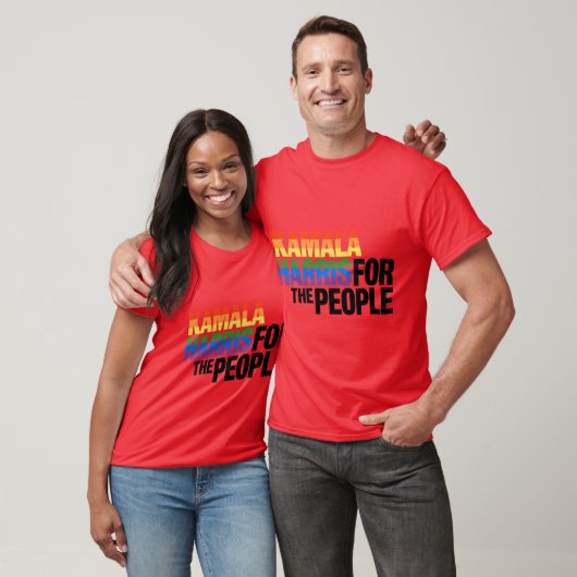 Kamala LGBT Sticker Kamala For the People 2026 Gay T-shirt (Unisex)