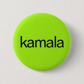 "Kamala" lime groene knop Ronde Button 5,7 Cm (Voorkant)