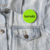 "Kamala" lime groene knop Ronde Button 5,7 Cm (In situ)