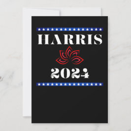 Kamala Lotus Harris voor POTUS Kaart