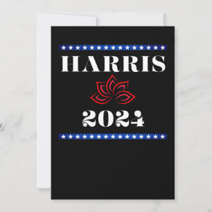 Kamala Lotus Harris voor POTUS Kaart