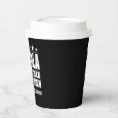 Kamala Make America Lach weer Amerikaanse vlag 202 Papieren Bekers (Links)