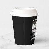 Kamala Make America Lach weer Amerikaanse vlag 202 Papieren Bekers (Rechts)