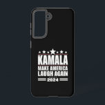 Kamala Make America Lach weer Amerikaanse vlag 202 Samsung Galaxy Hoesje<br><div class="desc">Kamala Make America Lach weer Amerikaanse vlag 2024</div>
