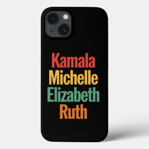 Kamala Michelle Elizabeth Ruth Feministische Polit Case-Mate iPhone Case