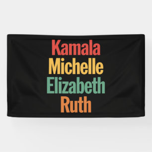 Kamala Michelle Elizabeth Ruth Feministische Polit Spandoek