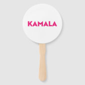 Kamala moderne gedurfde typografie minimalistisch  handwaaier (Achterkant)