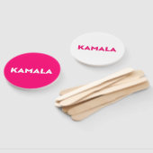 Kamala moderne gedurfde typografie minimalistisch  handwaaier (Niet-gemonteerd)