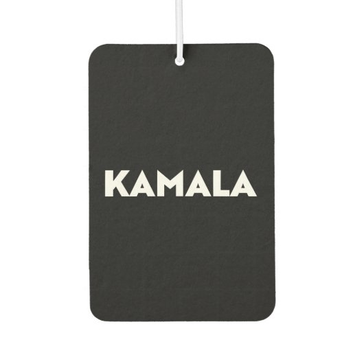 Kamala moderne gedurfde typografie minimalistisch  luchtverfrisser (Voorkant)