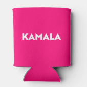 Kamala moderne gedurfde typografie minimalistische blikjeskoeler (Achterkant)