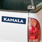 Kamala moderne gedurfde typografie minimalistische bumpersticker (Op Truck)