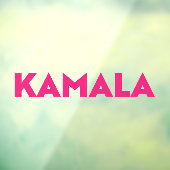 Kamala moderne gedurfde typografie minimalistische raamsticker (Vel 3)