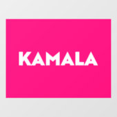 Kamala moderne gedurfde typografie minimalistische raamsticker (Vel)
