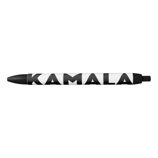Kamala moderne vette typografie zwart-wit zwarte inkt pen (Voorkant)