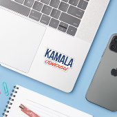 KAMALA NATUURLIJK STICKER (Laptop met iPhone)