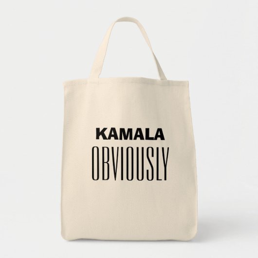 Kamala..OBVIOUSLY Tote Bag (Voorkant)