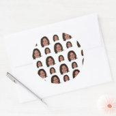 Kamala Pattern Ronde Sticker (Envelop)