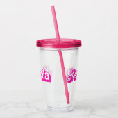Kamala Pink Acryl Drinkbeker (Links)